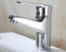 Vòi Lavabo nóng lạnh (trụ tròn to) Hợp kim - Hàng Cao cấp HVMMA ITALIA